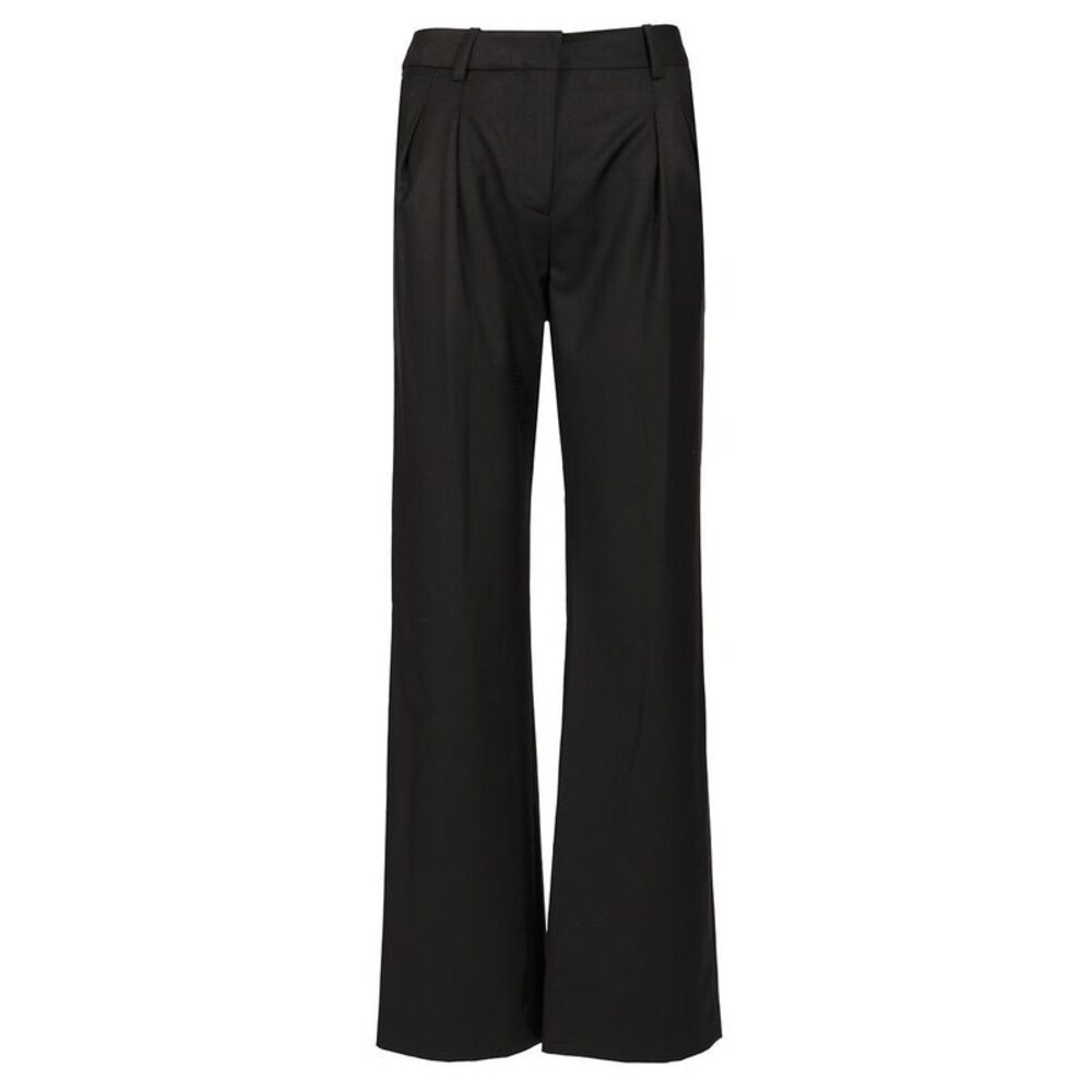 Loulou Studio Women High-Waisted Wool Gabardine Trousers
